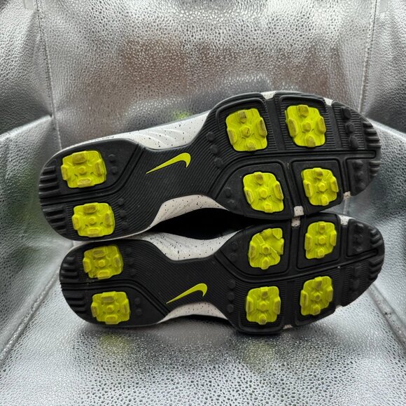 Size 12 Nike Lunar Bandon Mens Zip Up Mid‎ Black Volt Golf Shoes 552072-002 main image 5